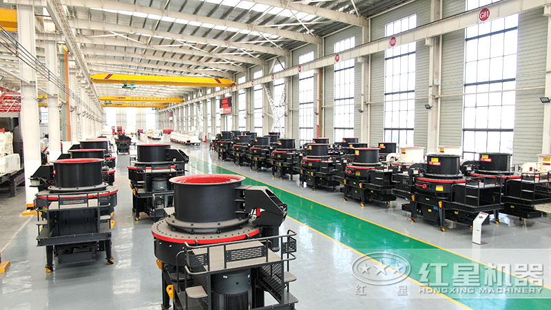 花崗巖石子粉碎機(jī)、制砂機(jī)車(chē)間現(xiàn)貨