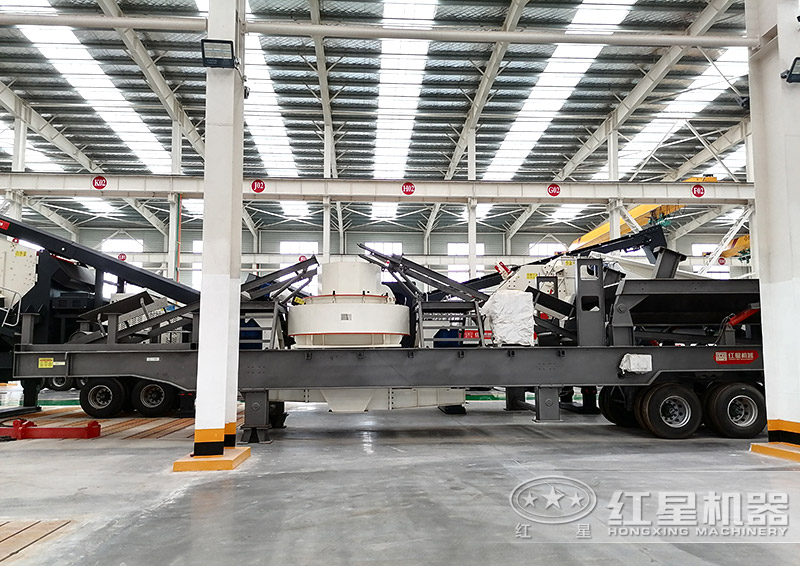 車載移動制砂機(jī)，需要搭配半掛車頭
